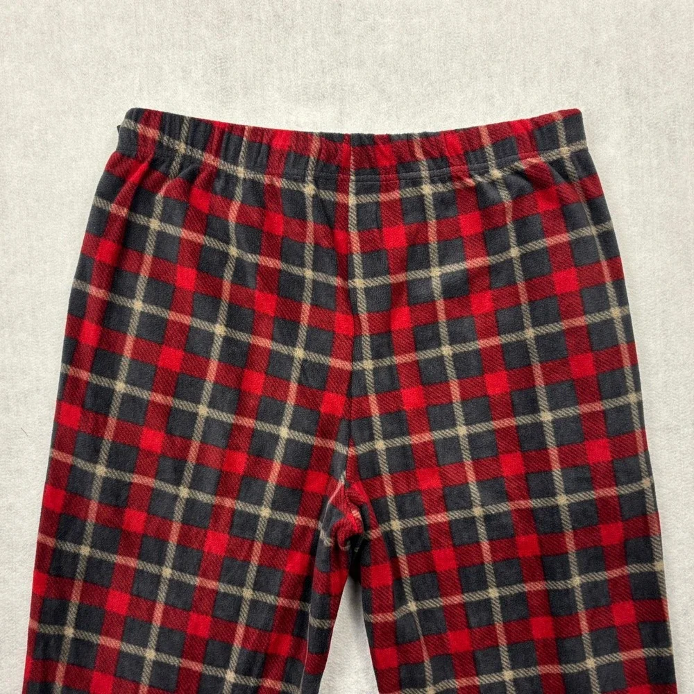 Spyder Pajama Pants Mens Large Red Plaid Fleece Loungewear New NWT Size L